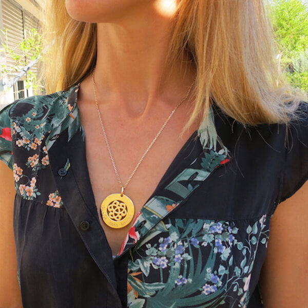 Collar Yasmina Real oro cadena Personalizado HOPS