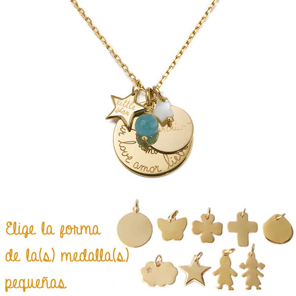 Collar Olympia personalizado con mezcla de medallas regalos para mujeres profesores HOPS