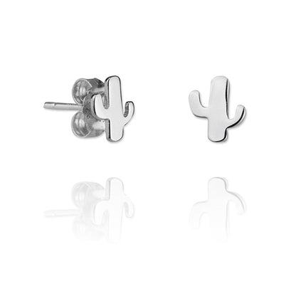 Pendientes Cactus plata HOPS