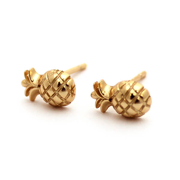 Pendientes Piñas oro HOPS