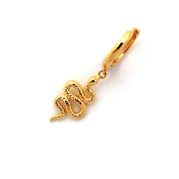 Pendientes aros serpientes oro HOPS