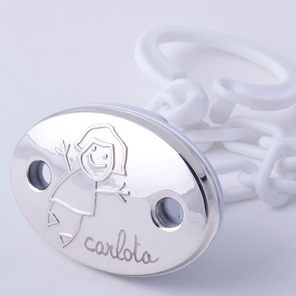 Pinza Chupete Personalizados HOPS
