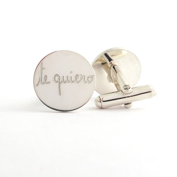 Gemelos Redondos plata Personalizado HOPS
